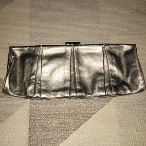 Express Silver Evening Clutch